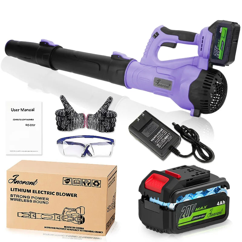 Cordless Electric Leaf Blower For Garden Cleaning And Snow Removal