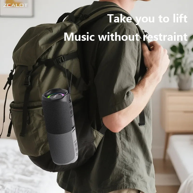 Zealot M5 Magnetic Bluetooth Portable Camping Speaker