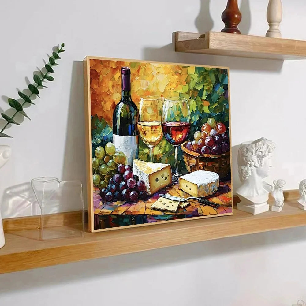 Adult Paint By Numbers Canvas Art Kit With Quality Craft Supplies
