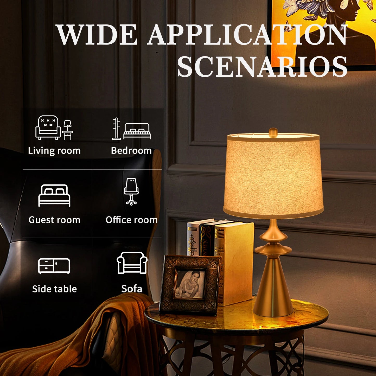 Modern Contemporary Table Lamp For Home And Office Decor