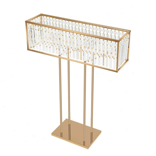 Bymaocar Crystal Floor Stand For Wedding Party Decoration