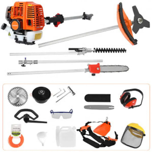 52Cc Gas Powered 5 In 1 Garden Maintenance Tool Kit