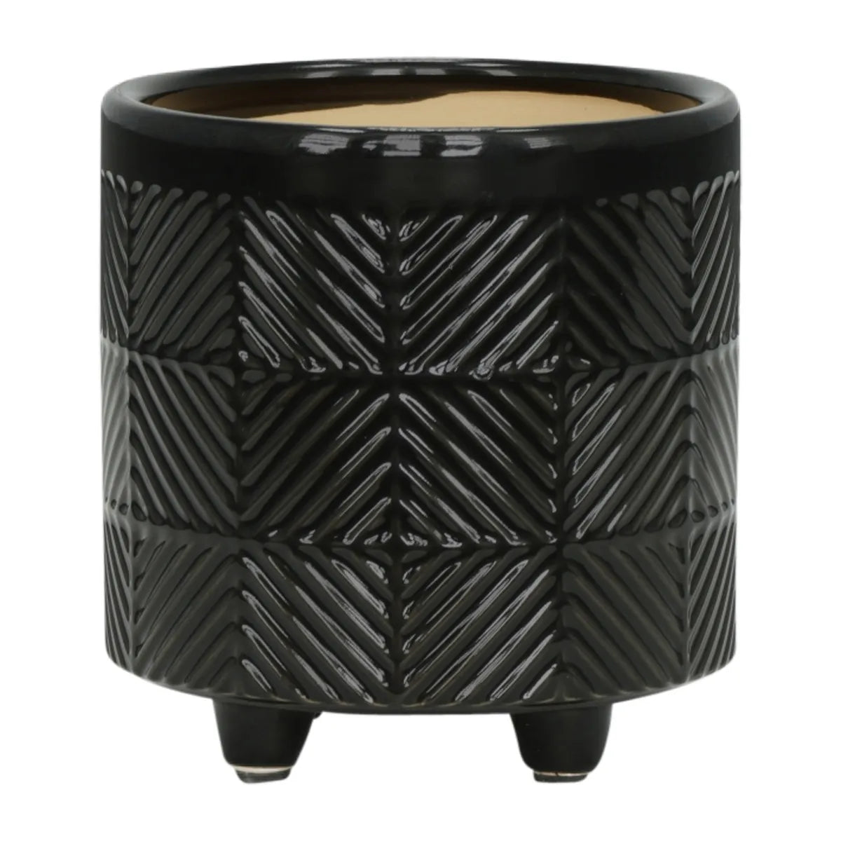 Modern Textured Plastic Planters For Home Garden Patio Decoration
