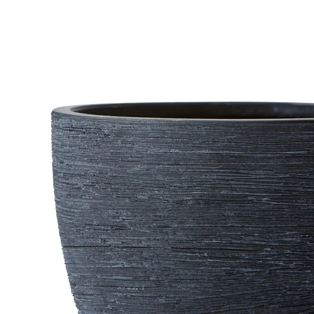 Textured Matte Ceramic Plant Pot For Indoor Home Garden Decor