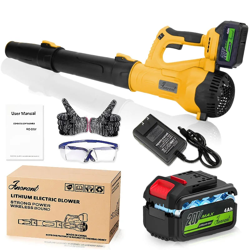 Cordless Electric Leaf Blower For Garden Cleaning And Snow Removal