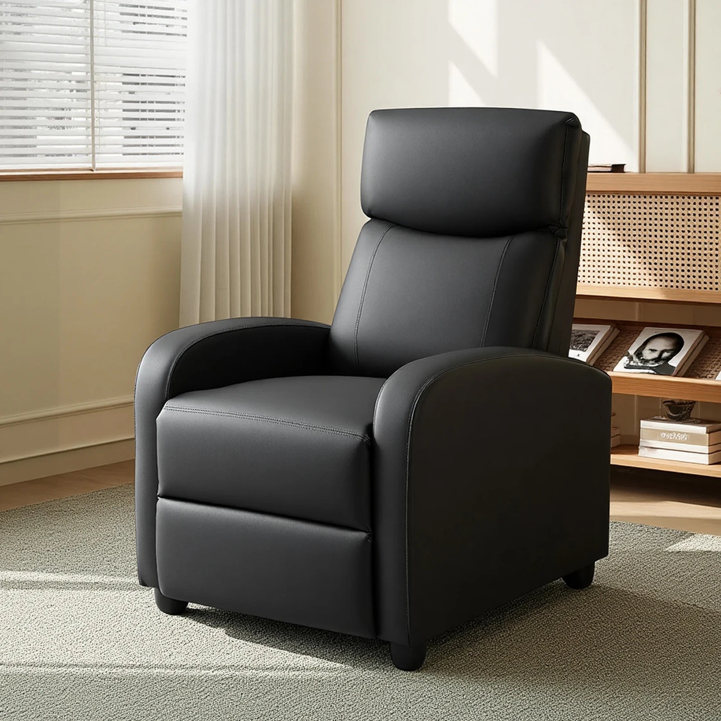 MCQ Modern Recliner Sofa With Lumbar Support for Living Room