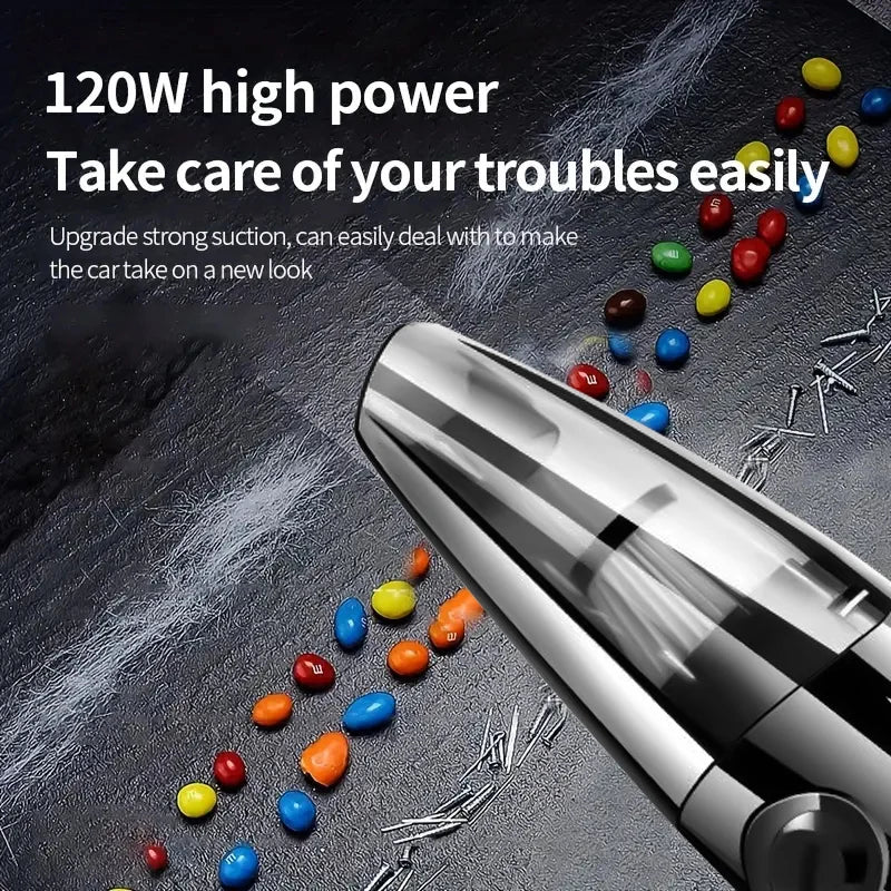 Cordless Handheld Vacuum Cleaner Car And Home USB Charging