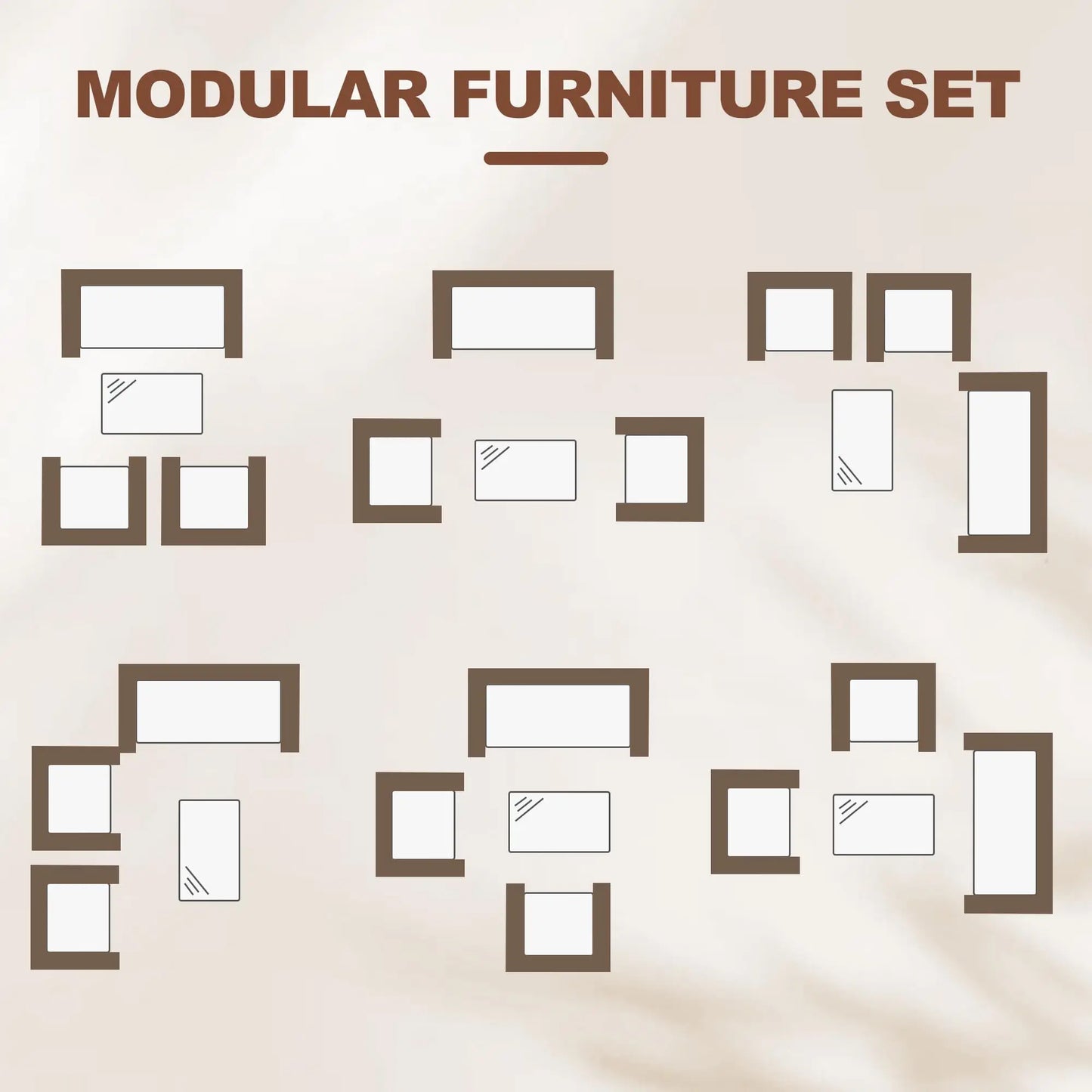 HiMISS 4 Piece Outdoor Rattan Patio Set With Glass Table