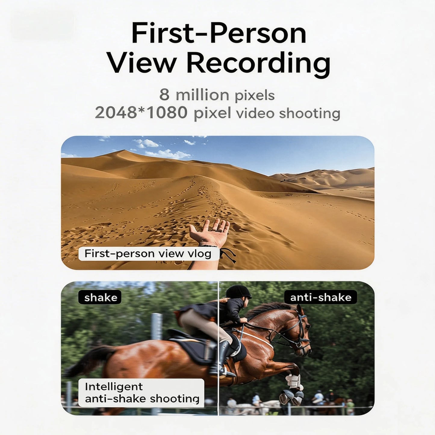 W&O 4K AI Camera Glasses Featuring Translation And Smart Audio