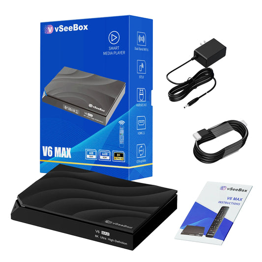 VseeCzydore V6 Max 8K Android Smart TV Box Voice Control