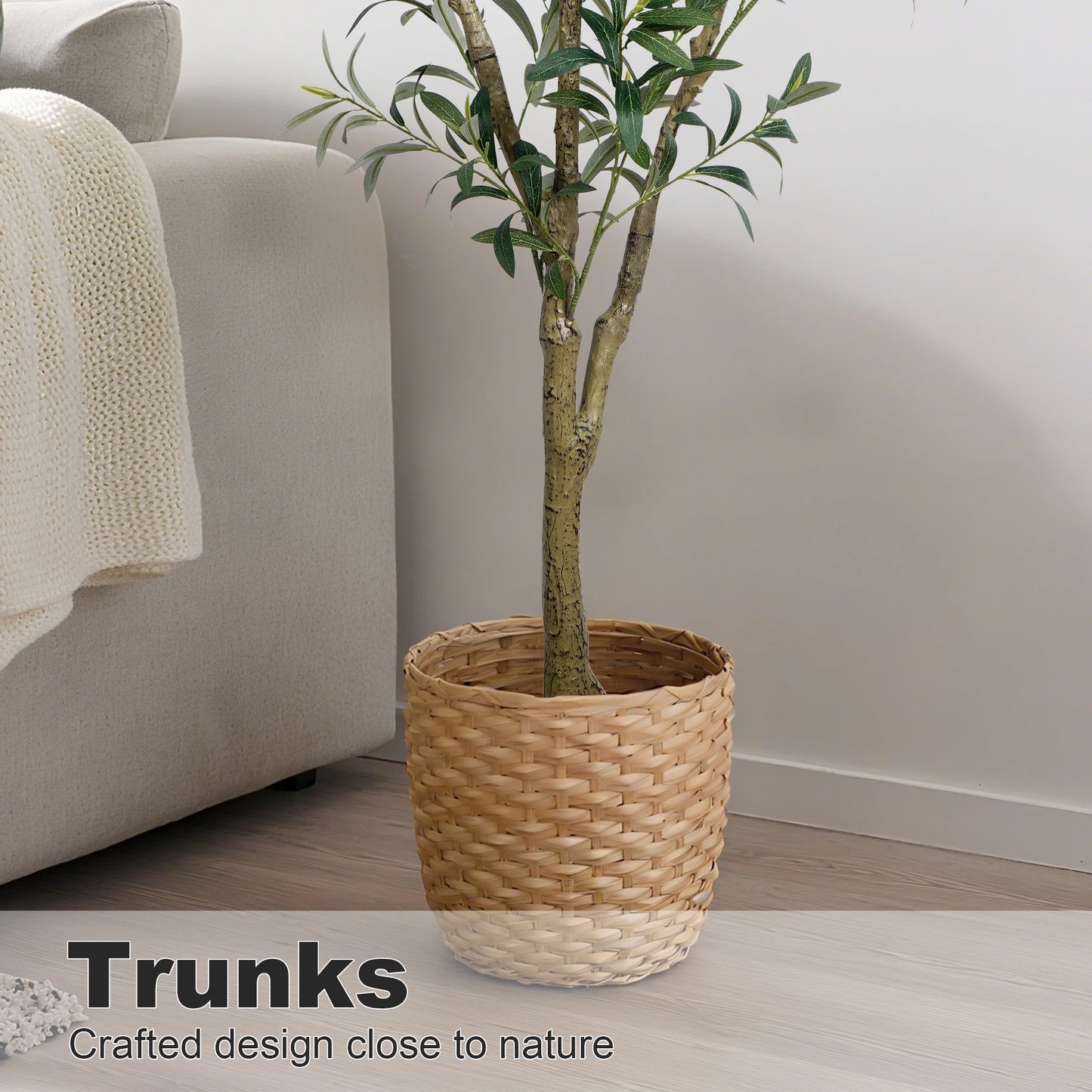 Olitree Artificial Olive Tree With Realistic Fruits For Home Decor