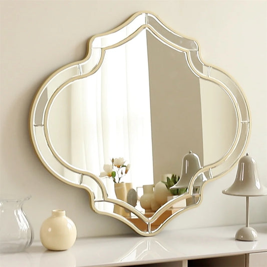Luvodi Unique Asymmetric Wall Mirror For Home Decor