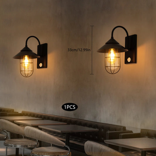 Bymaocar Motion Sensor Wall Sconce With E26 Socket For Corridors