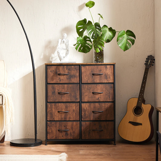 MCQ Modern Metal Frame Storage Cabinet With Eight Drawers