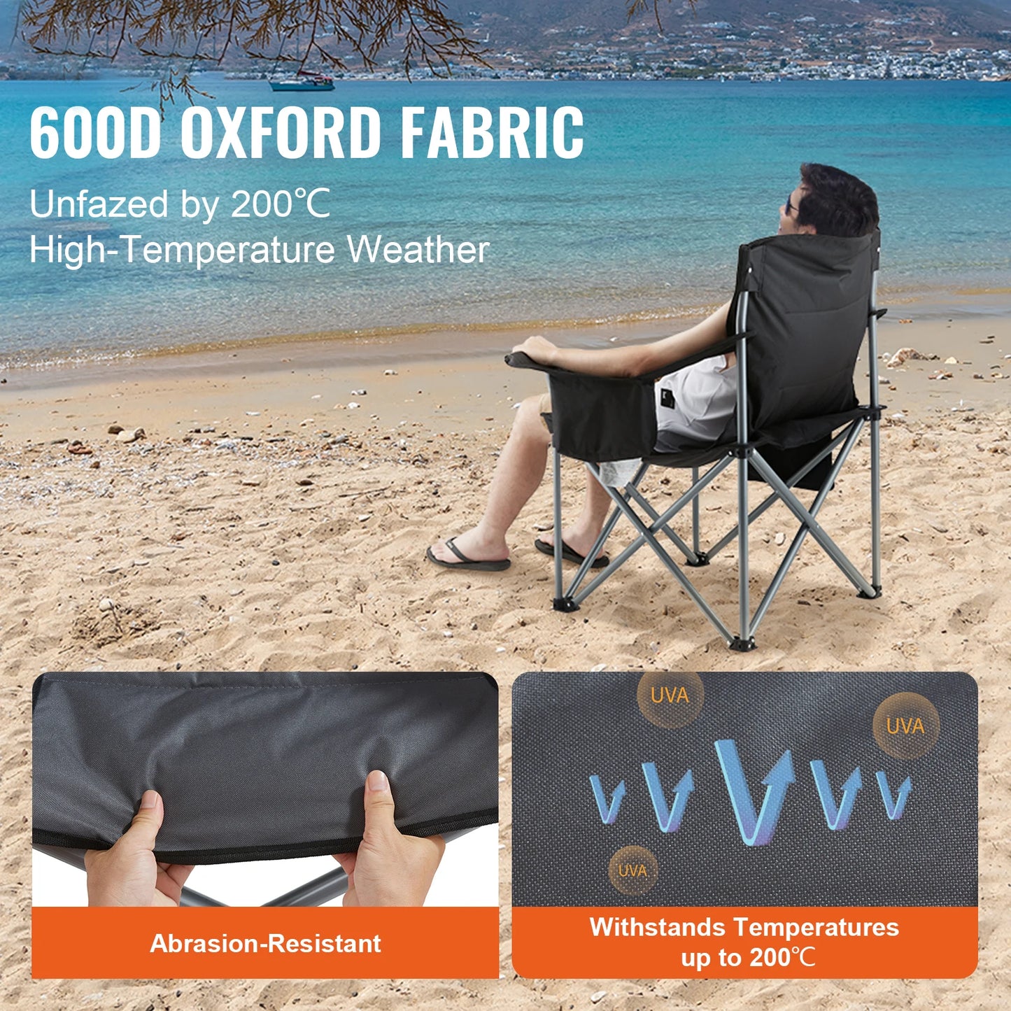 SucceBuy Ultralight Outdoor Camping Folding Chair For Beach Hiking