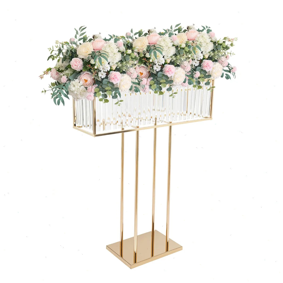 Bymaocar Crystal Floor Stand For Wedding Party Decoration