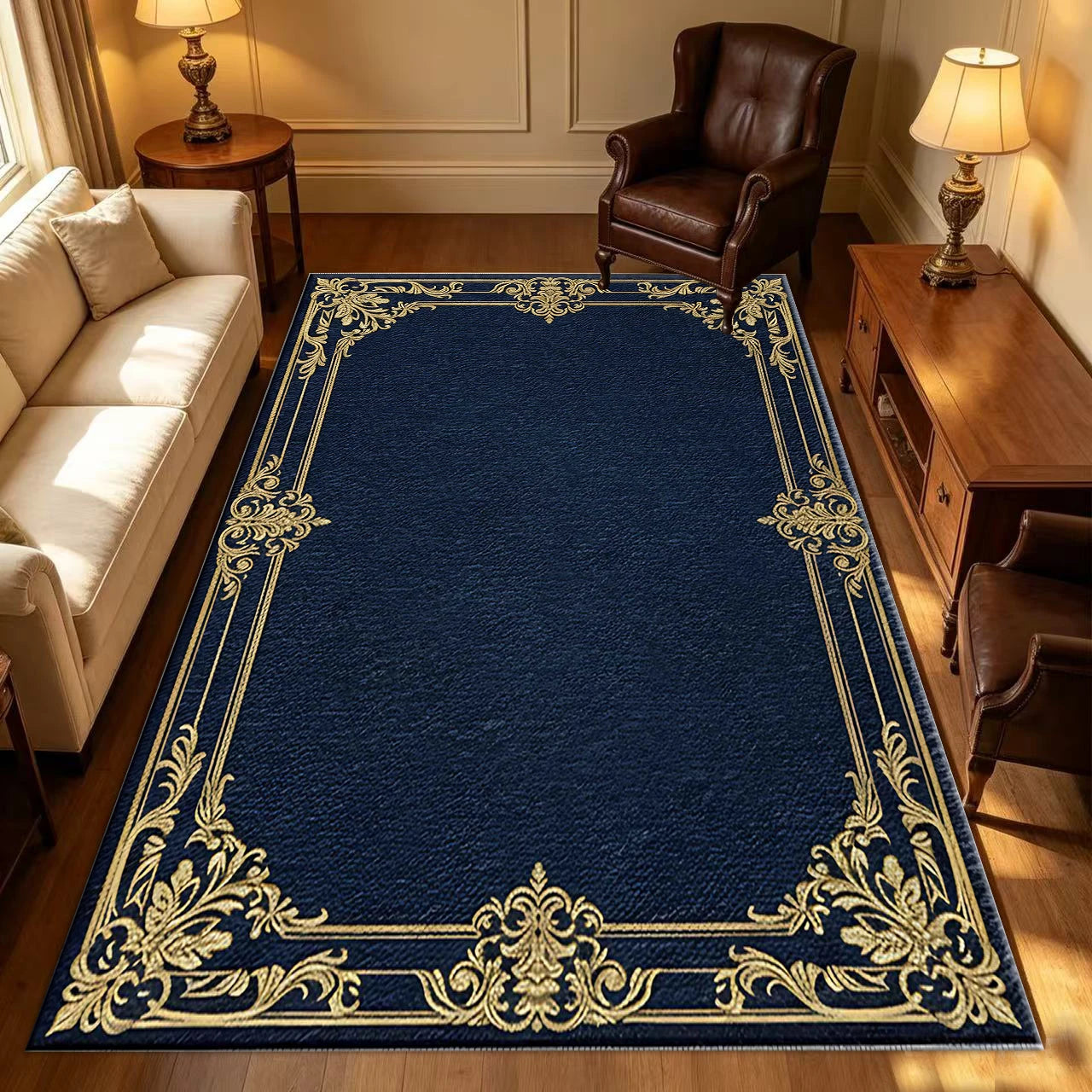 Classic Premium Machine Made Polyester Area Rug For Home