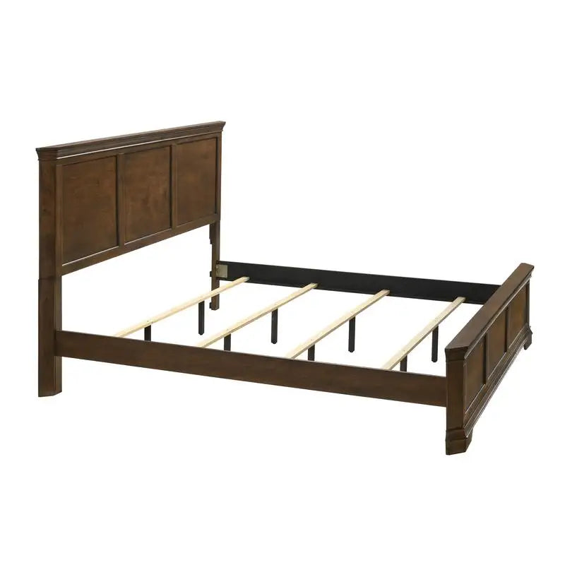 Traditional Wood Bedroom Set With Bed Dresser Nightstands And Chest