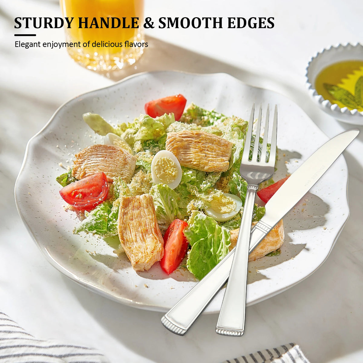 Hansmart Stainless Steel Cutlery Set Mirror Polished Finish