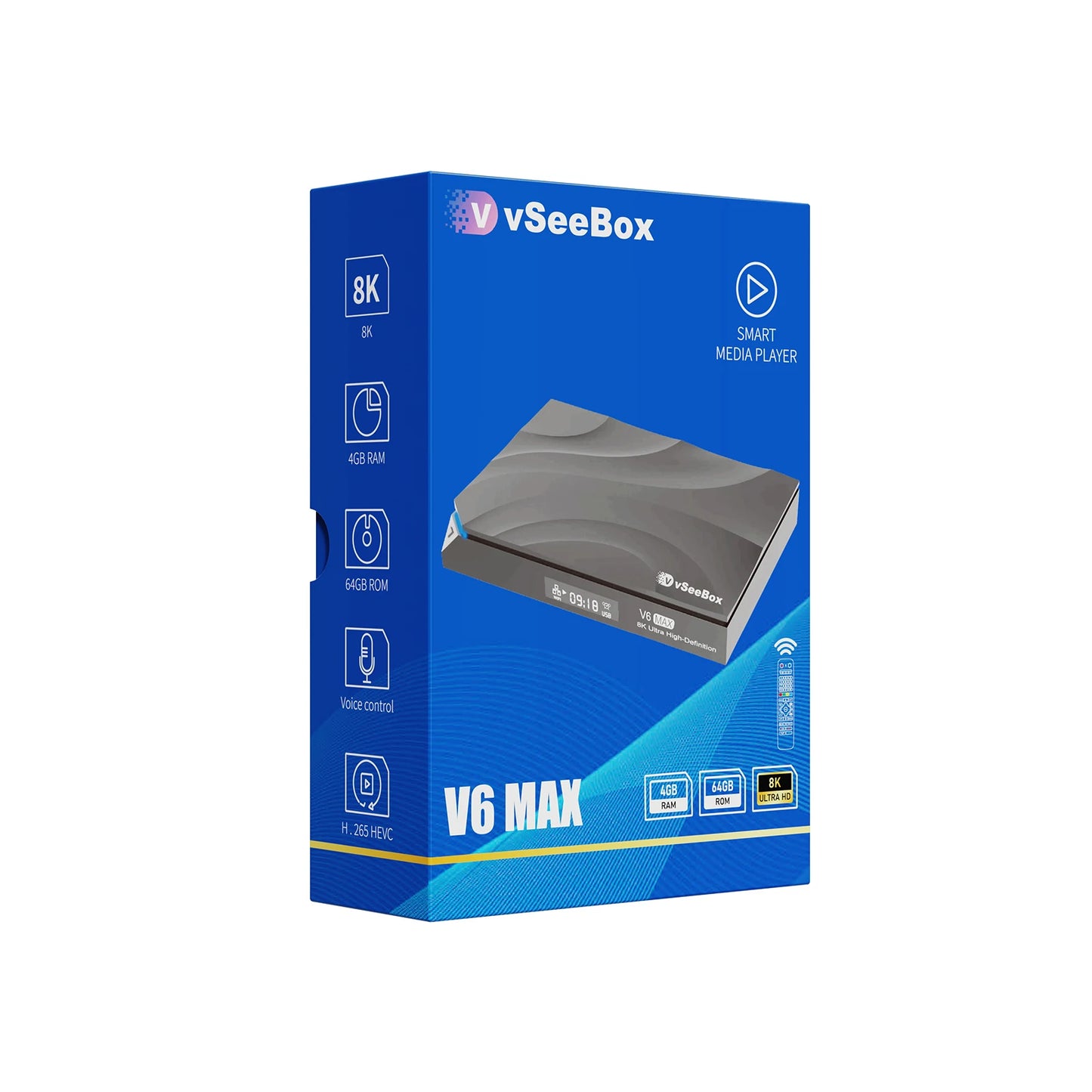 VseeCzydore V6 Max 8K Android Smart TV Box Voice Control