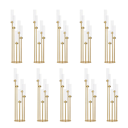 Vincigant Floor Candelabra With Acrylic Shade Wedding Decoration