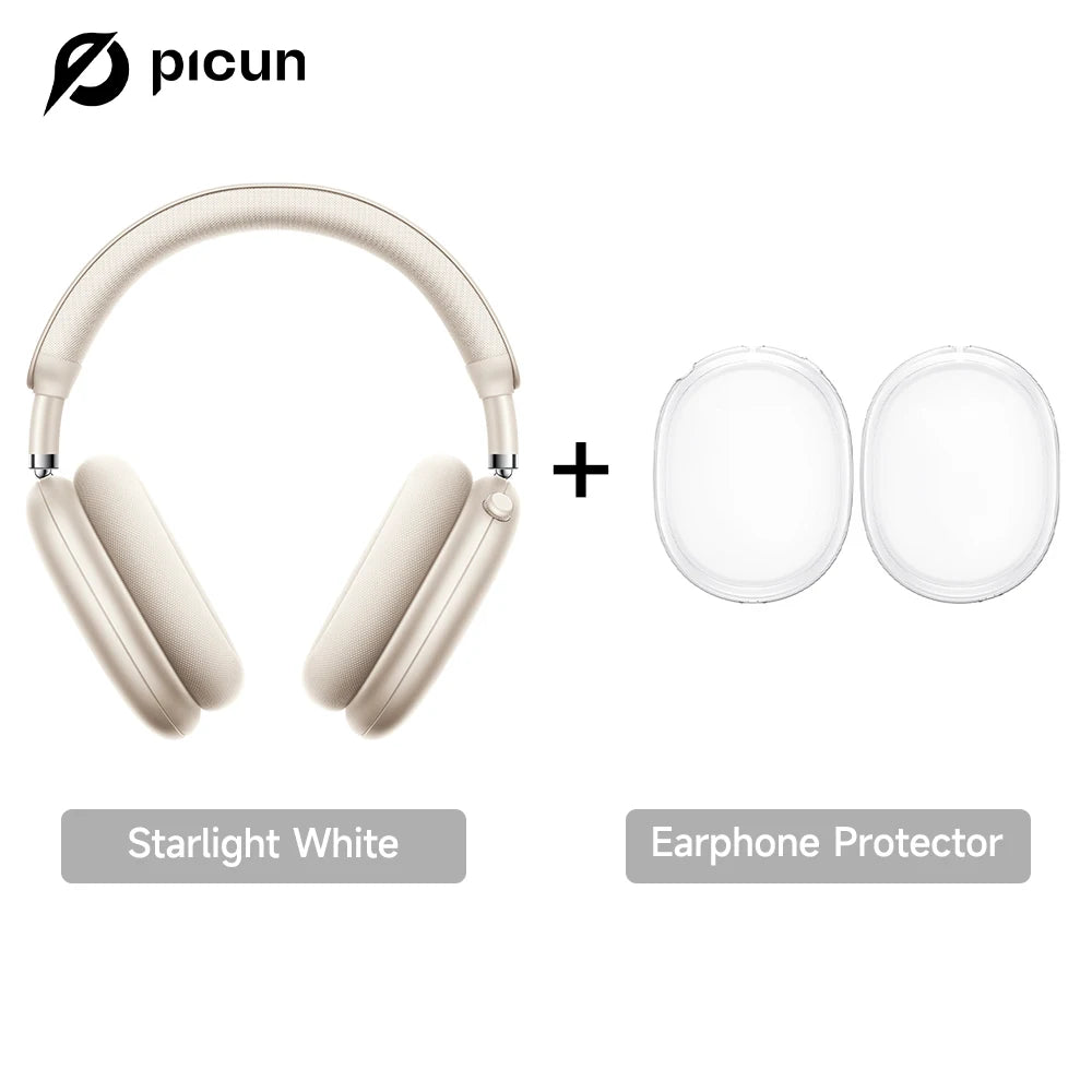 Picun Wireless Headphones With Active Noise Cancellation And Spatial Audio