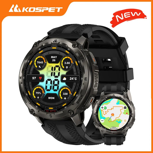 Kospet Tank T4 Smart Watch With GPS And Health Monitoring
