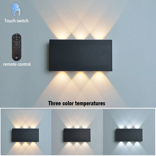 Modern LED Touch Control Wireless Wall Lamp With Magnetic Mount