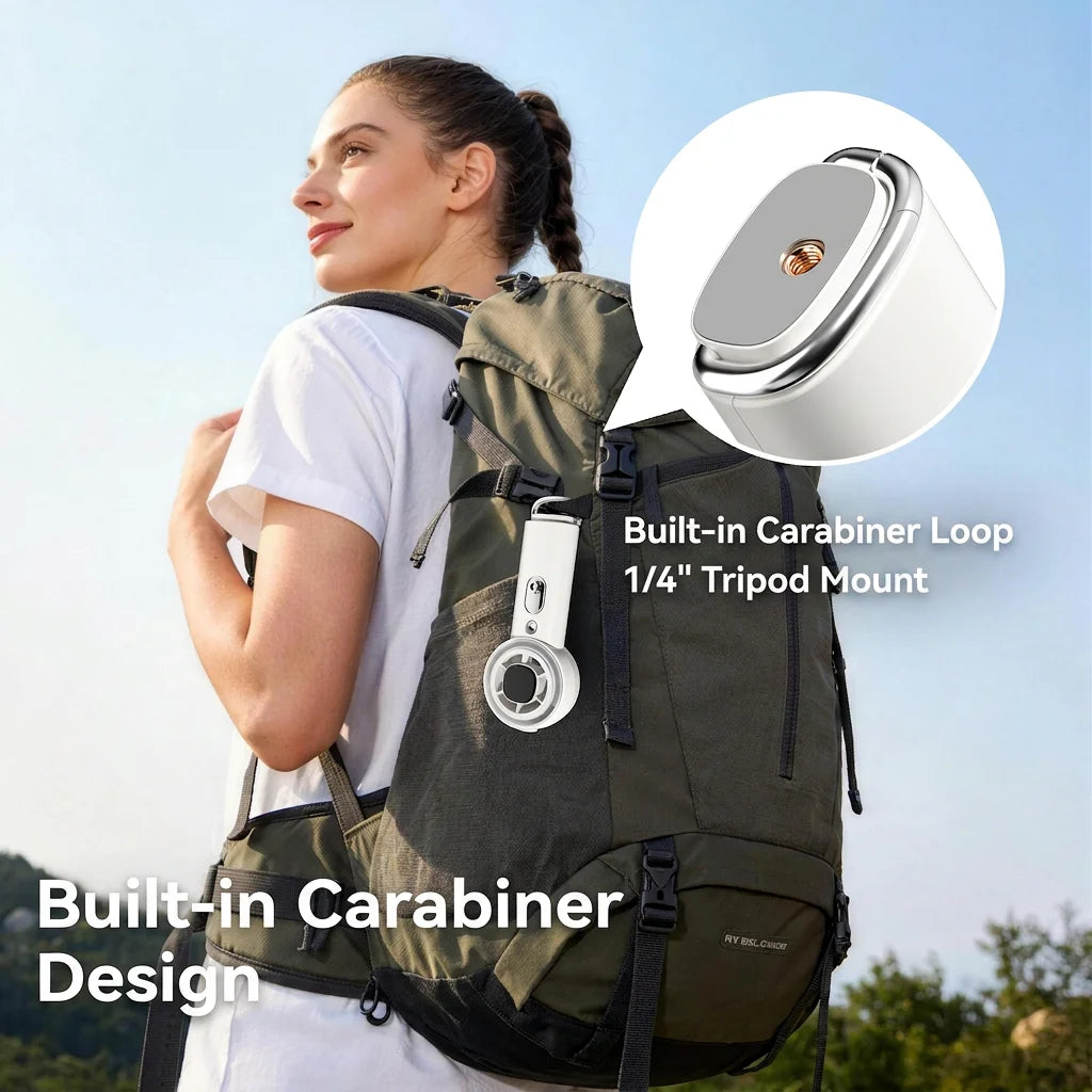 Portable Turbo Rechargeable Fan With Cooling Mist and Water Tank