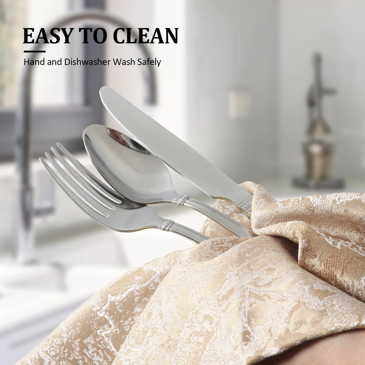 Hansmart Stainless Steel Cutlery Set Mirror Polished Finish