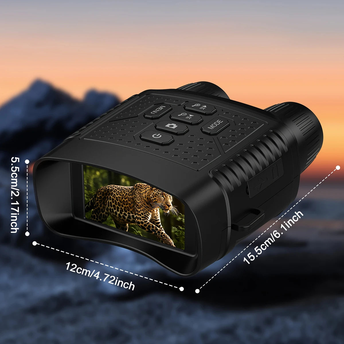Digital Night Vision Binoculars Featuring 2.5K Camera And 6X Zoom