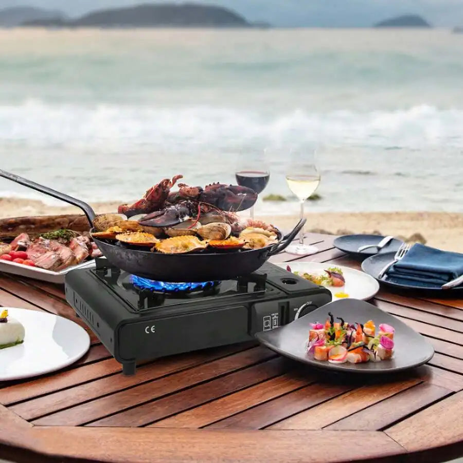 XMSJ Portable Camping Stove Single Burner With Electronic Ignition