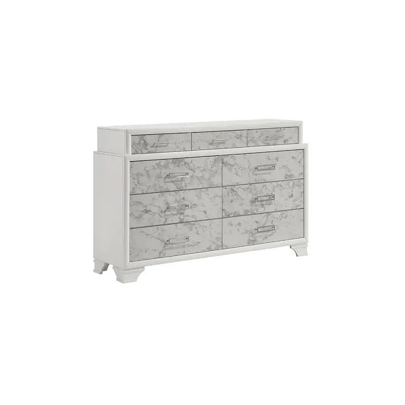 Contemporary Wooden Five Piece Bedroom Furniture Set