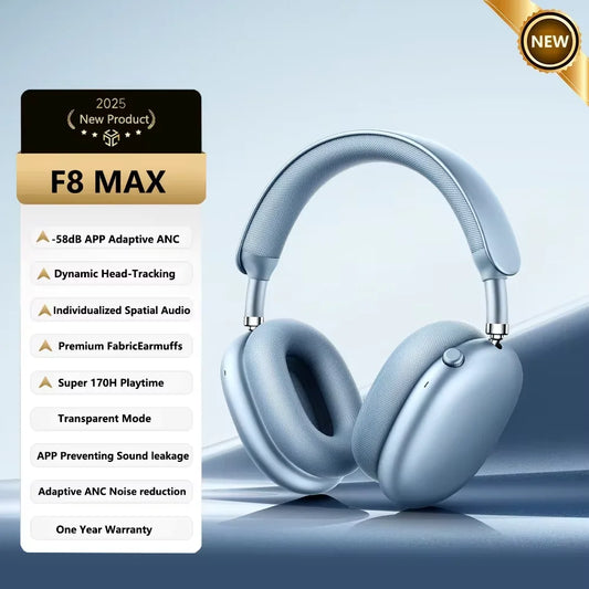 Picun Wireless Headphones With Active Noise Cancellation And Spatial Audio