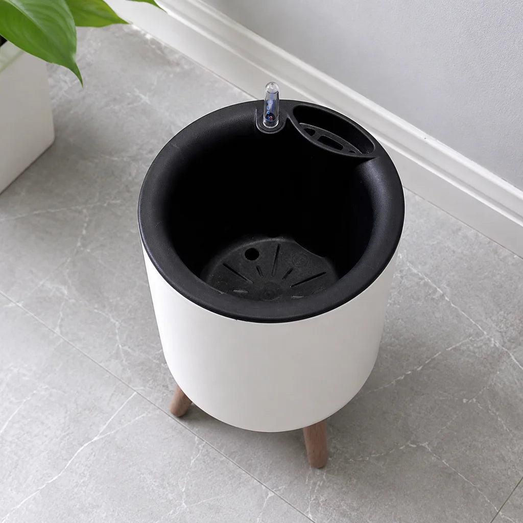 Self Watering Raised Garden Planter With Water Level Indicator