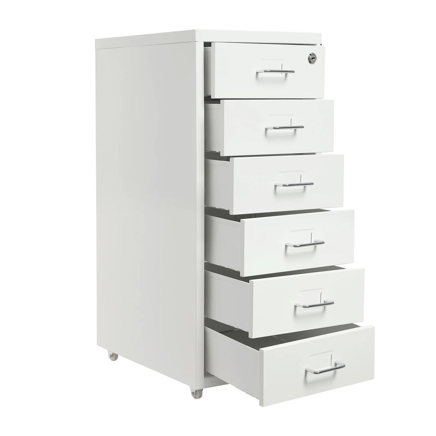 Vertical Metal Rolling File Cabinet With Lock And Wheels