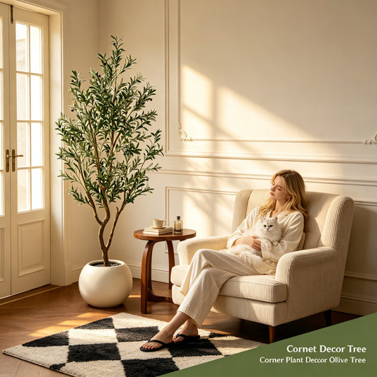 Olitree Artificial Olive Tree With Realistic Fruits For Home Decor