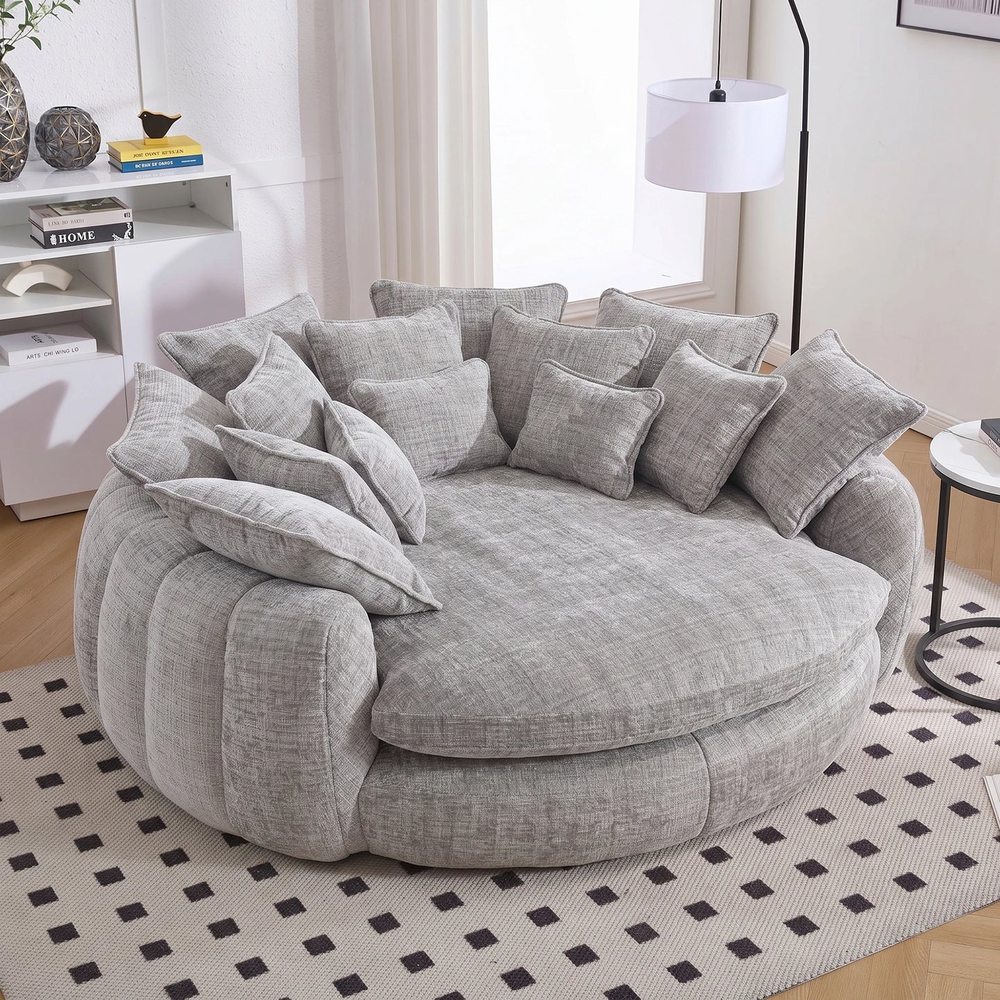 Modern Chenille Cloud Couch Sleeper Sofa With Memory Foam