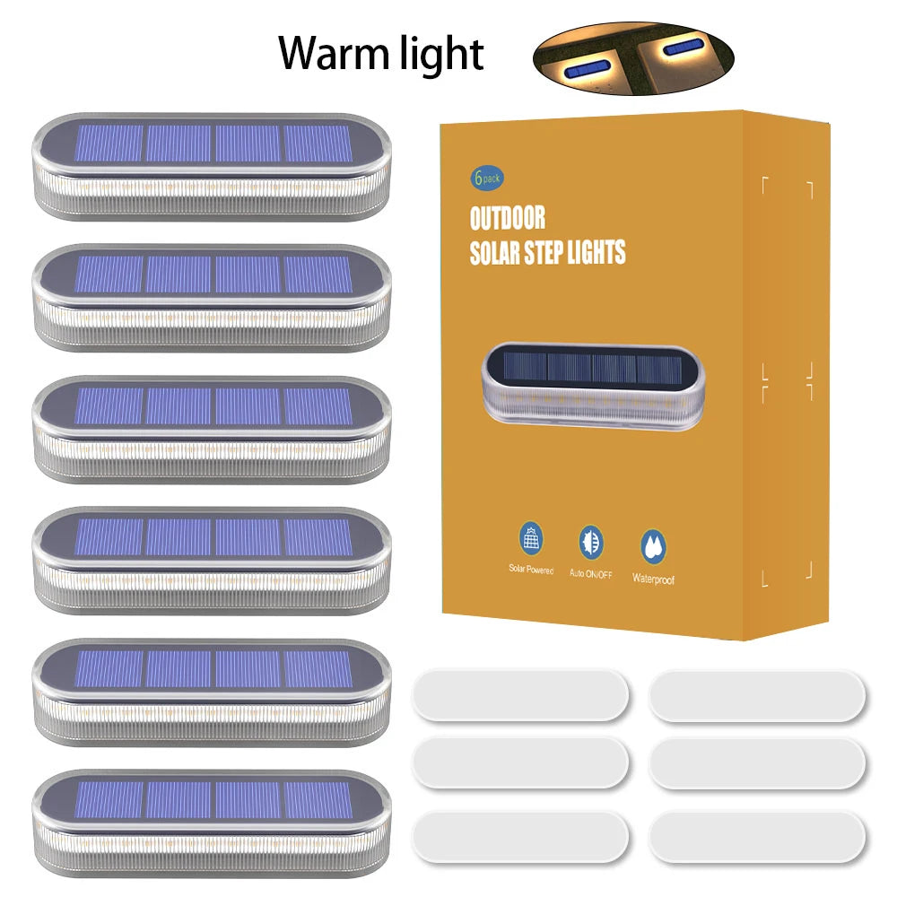 IP68 Waterproof Solar Deck Lights Automatic Heavy Duty Step Lighting