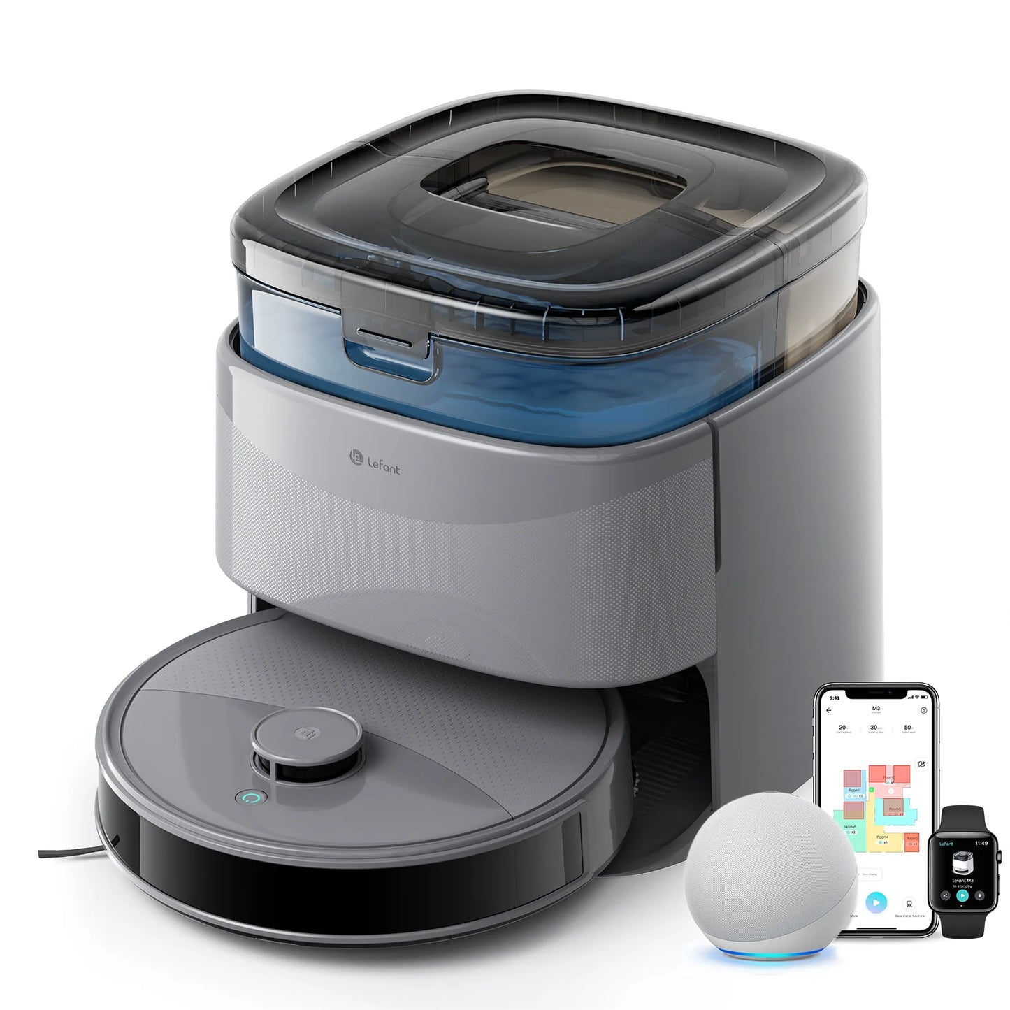 Lefant M3 Max Robot Vacuum With Auto Mopping Function