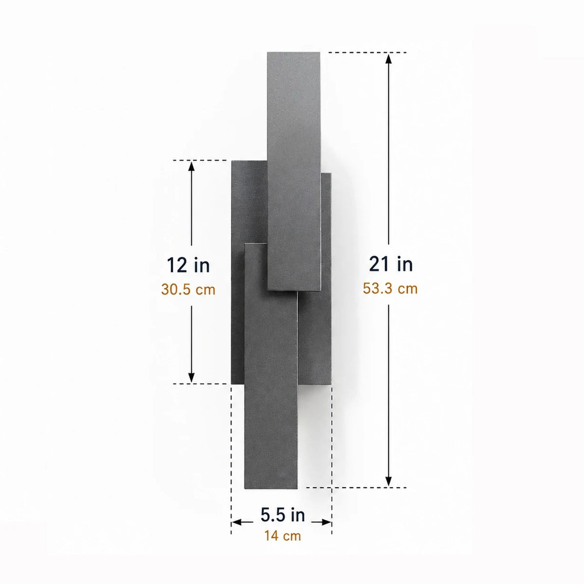 Dimmable LED Aluminum Outdoor Wall Light With Modern Brushed Finish