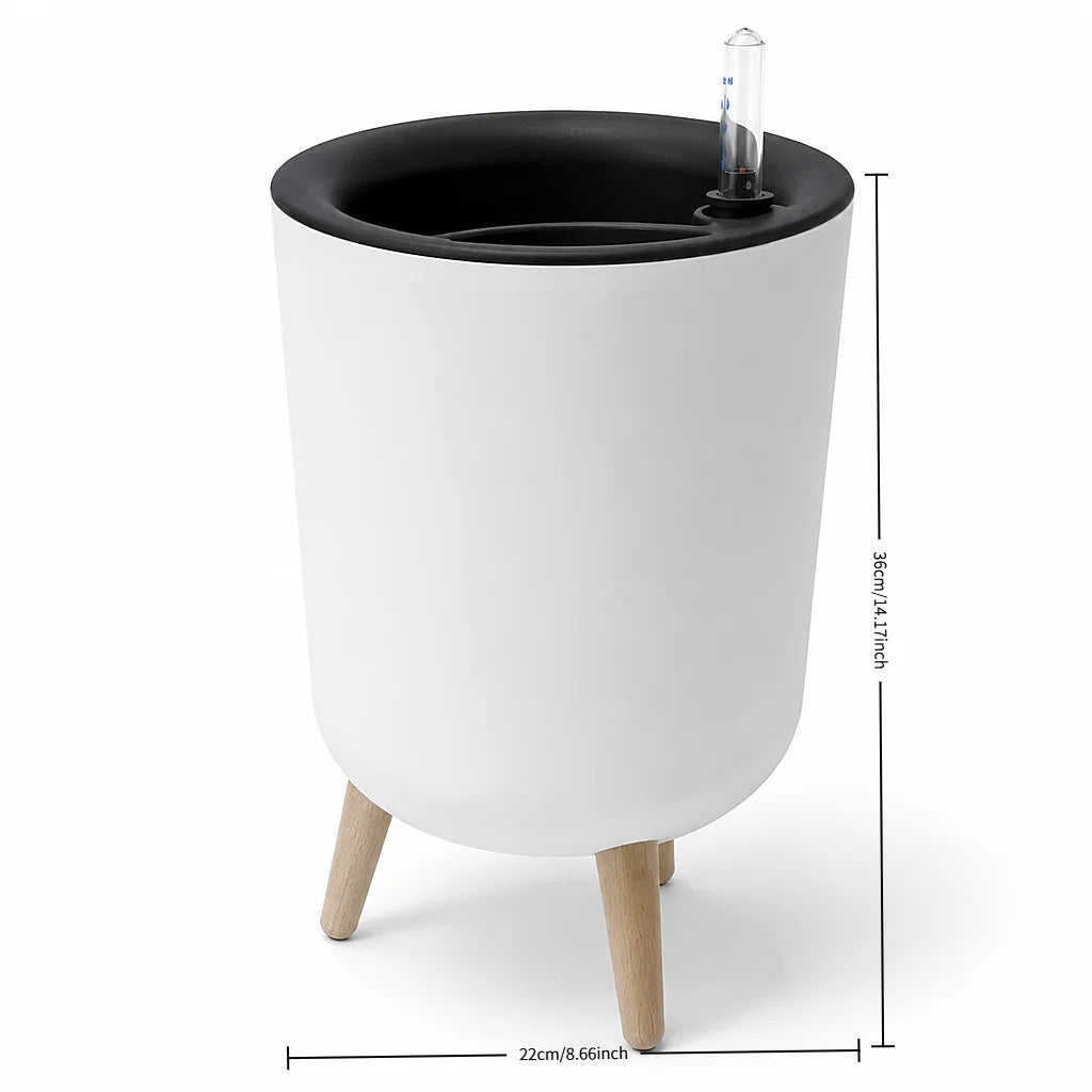 Self Watering Raised Garden Planter With Water Level Indicator