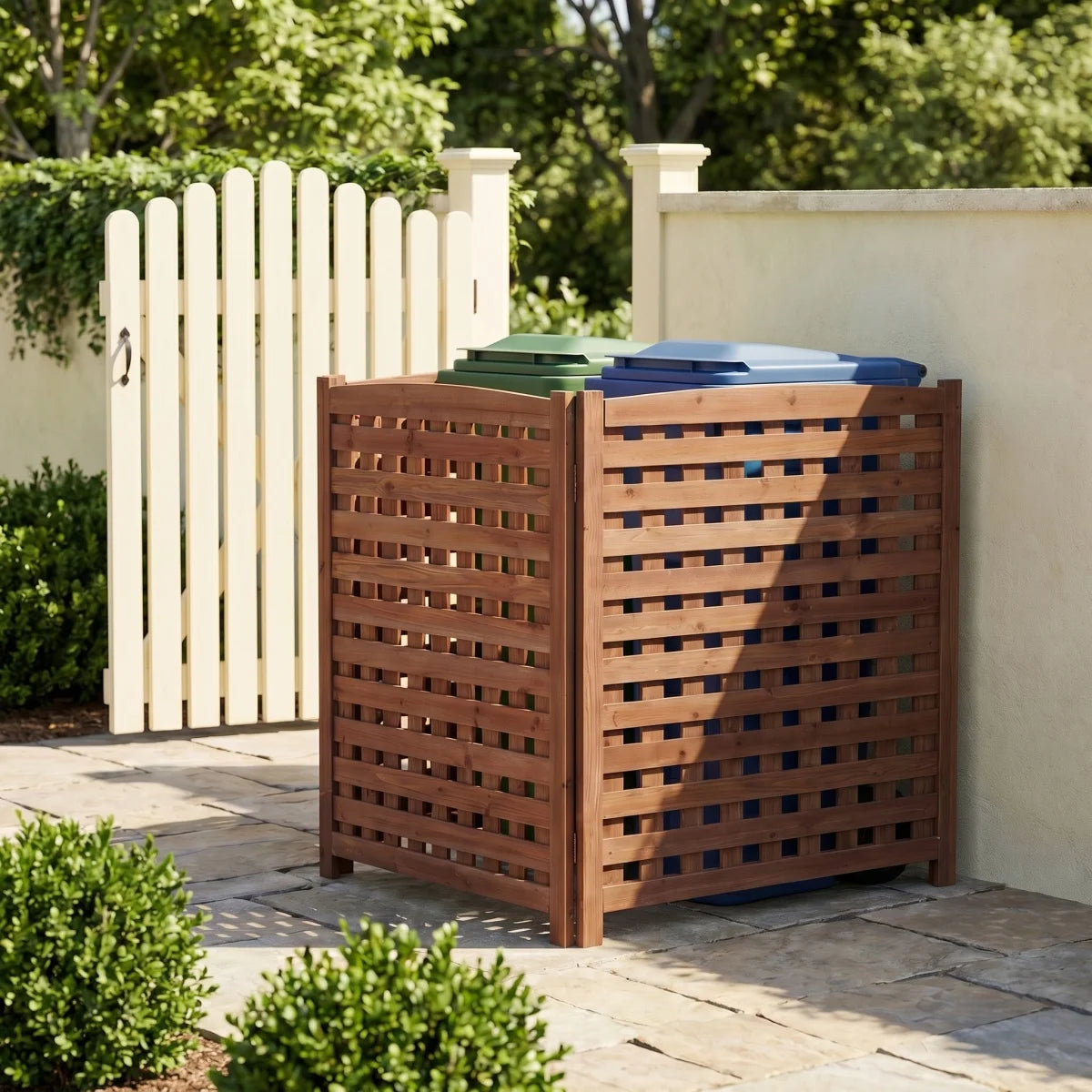 Natural Wooden Raised Garden Bed With Trellis Two Pack