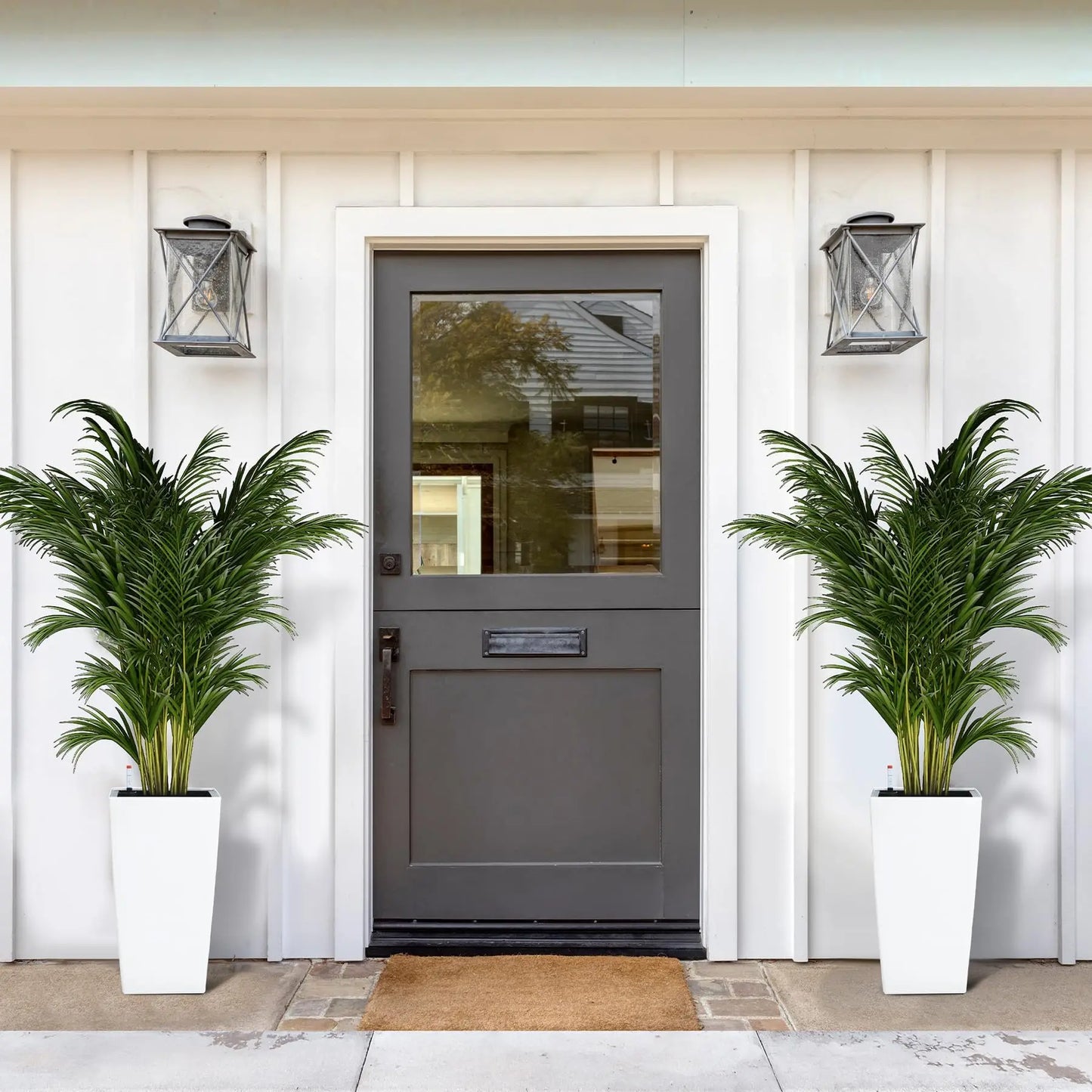 HiMISS Self Watering Planters Set Indoor Outdoor Flower Pots With Drainage
