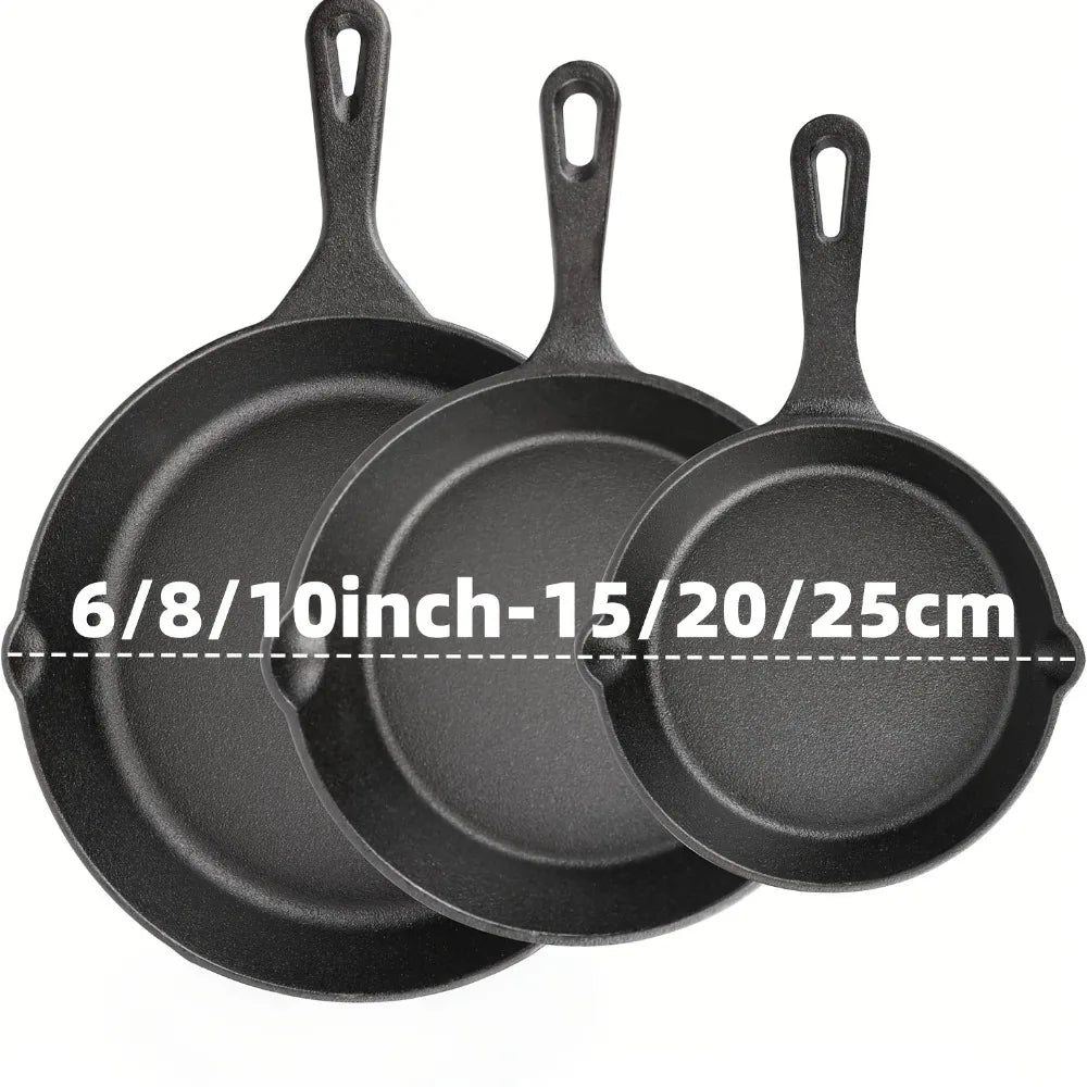 AEDG Stainless Steel Skillet Set With Even Heat Distribution