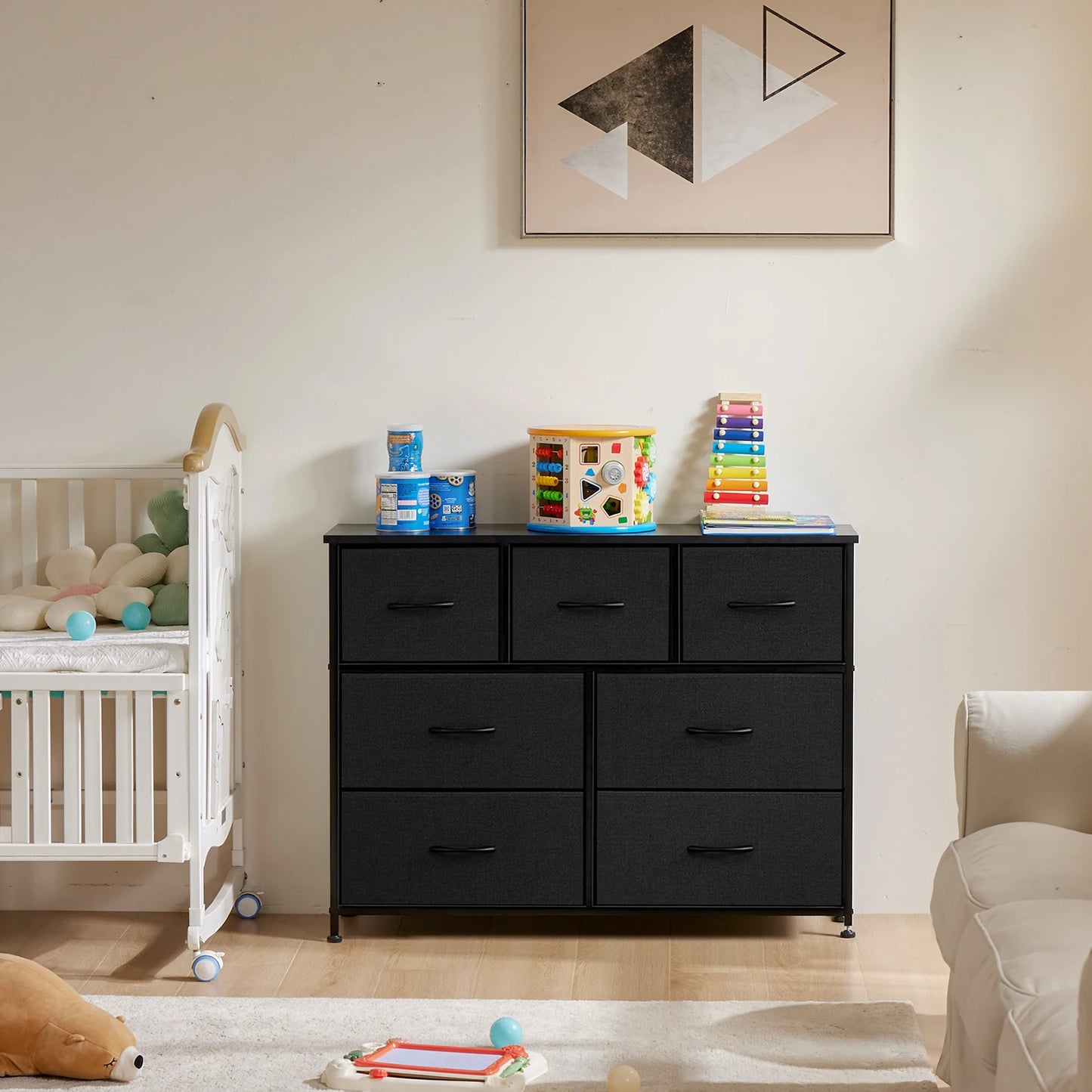 MCQ Modern Fabric Drawer Cabinet For Home Living Room Display