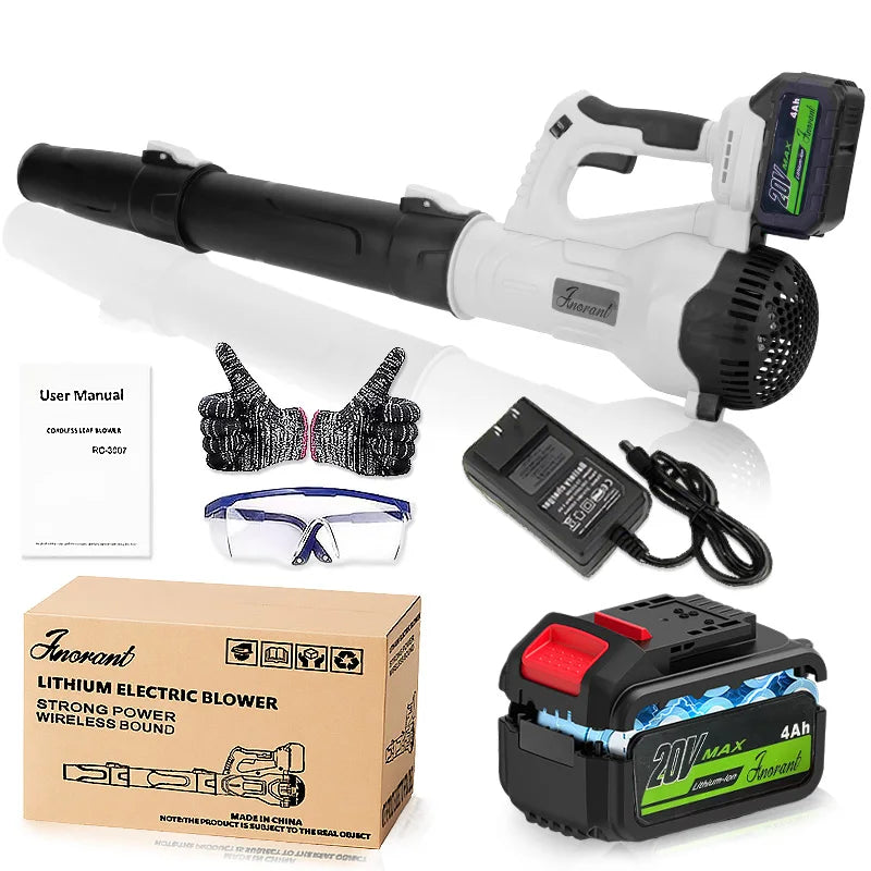 Cordless Electric Leaf Blower For Garden Cleaning And Snow Removal