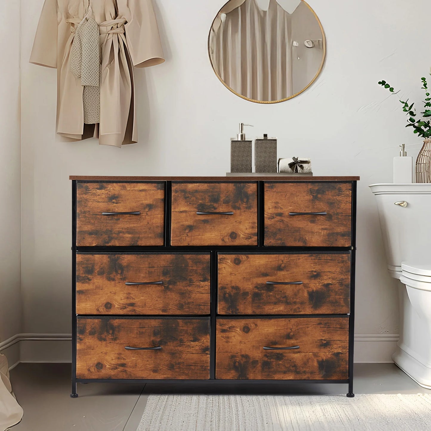 MCQ Modern Fabric Drawer Cabinet For Home Living Room Display