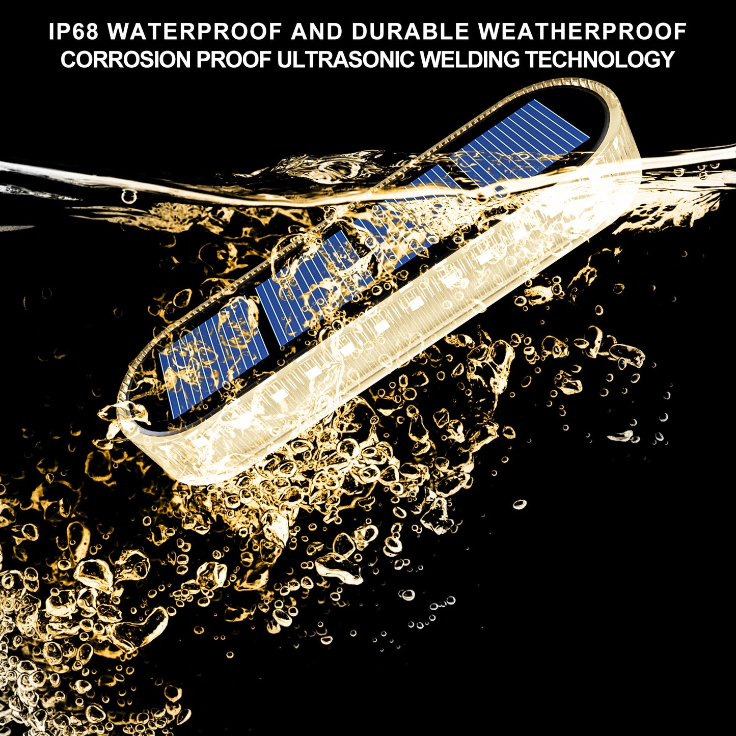 IP68 Waterproof Solar Deck Lights Automatic Heavy Duty Step Lighting