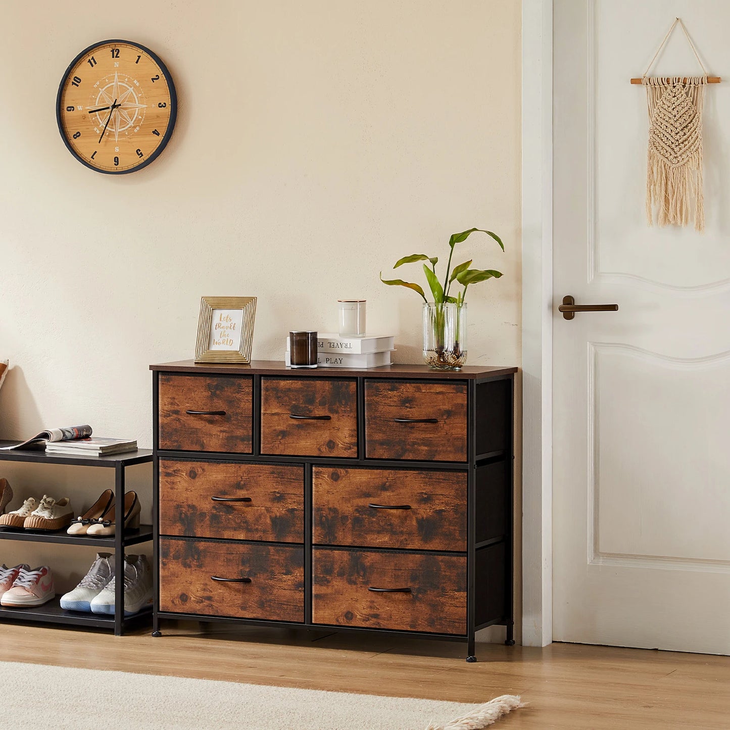 MCQ Modern Fabric Drawer Cabinet For Home Living Room Display